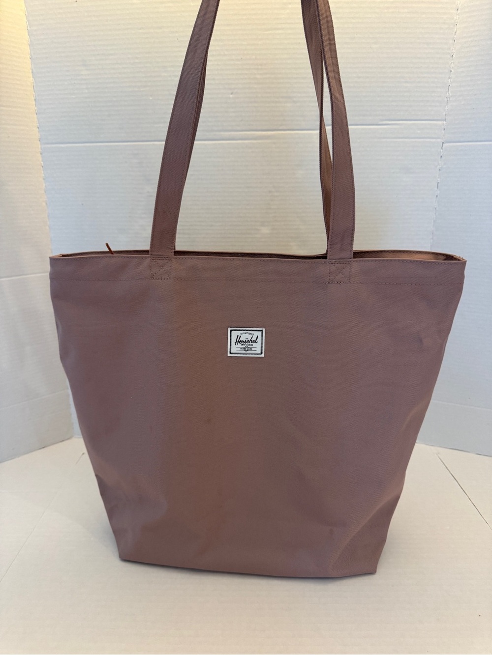 Herschel Supply Co. Mica Tote Zippered Shoulder Bag Carry All Travel Ash Rose